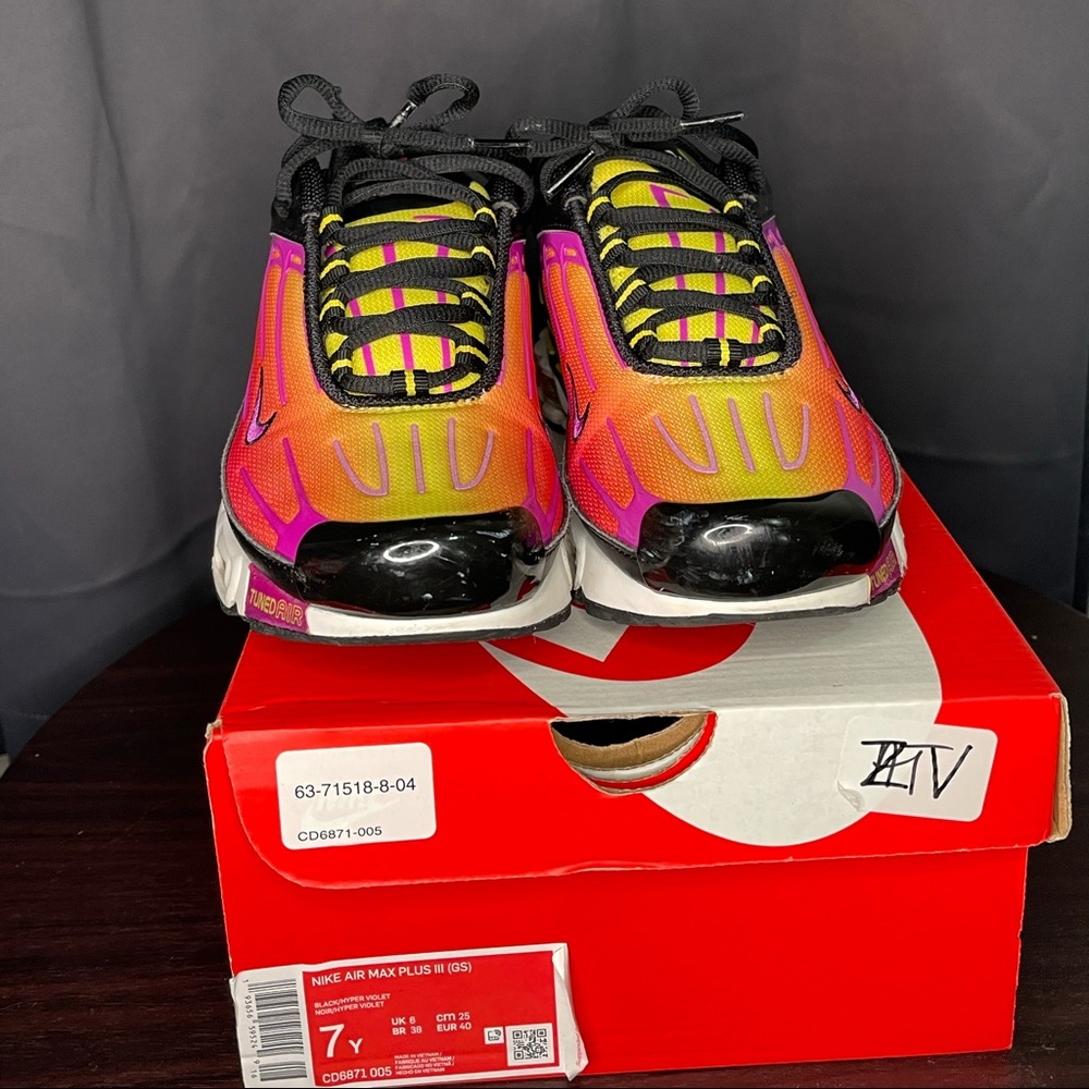 Size 7 - Nike Air Max Plus TN 3 Hyper Violet